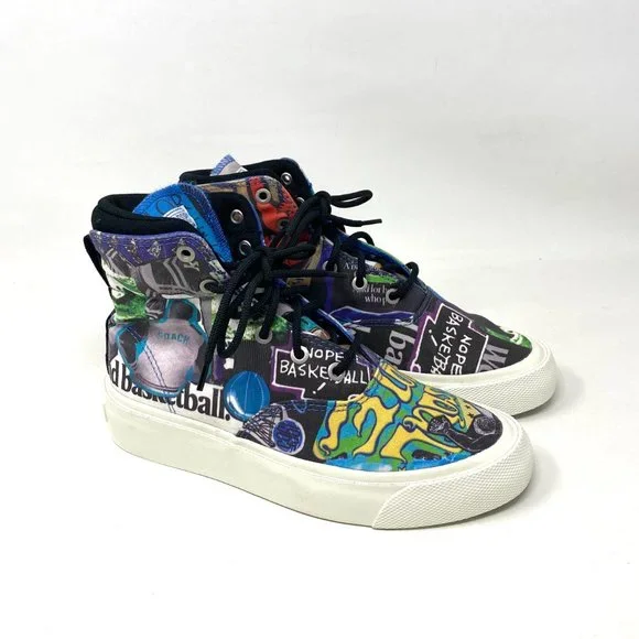 💖MEGA SALE💖Converse Skid Grip Shoes Women Black Blue Yellow White 170681C - Picture 6 of 8